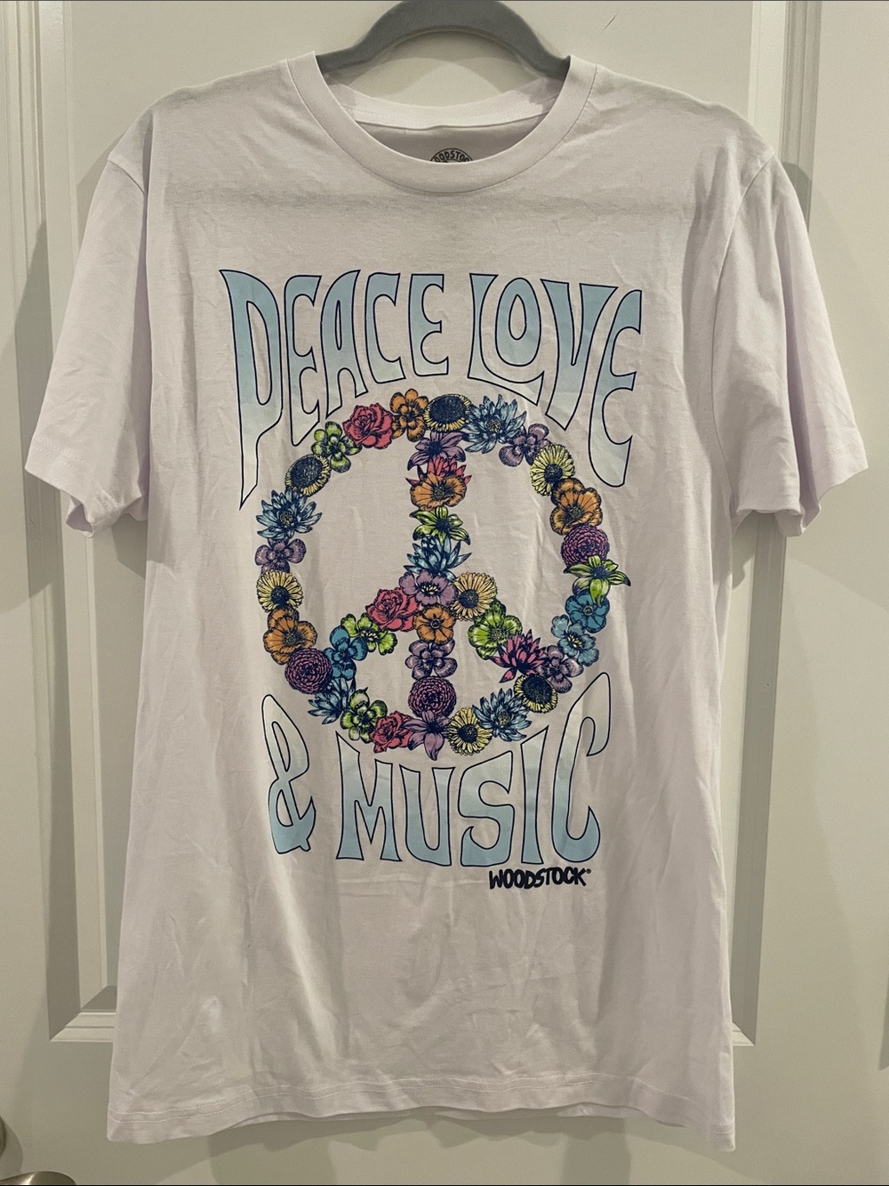 Brand New!!! Peace Love & Music Graphic Tee - White